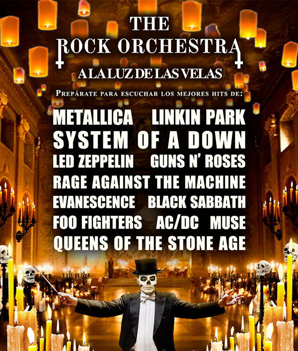 THE ROCK ORCHESTRA BY CANDLELIGHT Sala de conciertos Paris 15